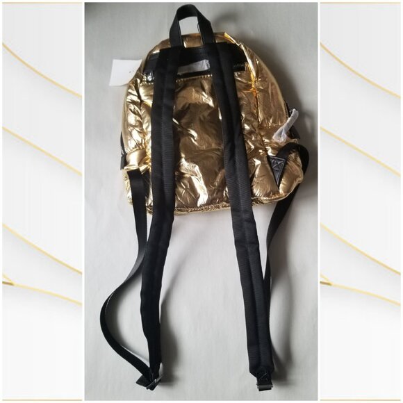 Desigual Gold Floral Backpack - Picture 3 of 16